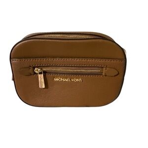 Michael Kors Tan Leather Shoulder Bag